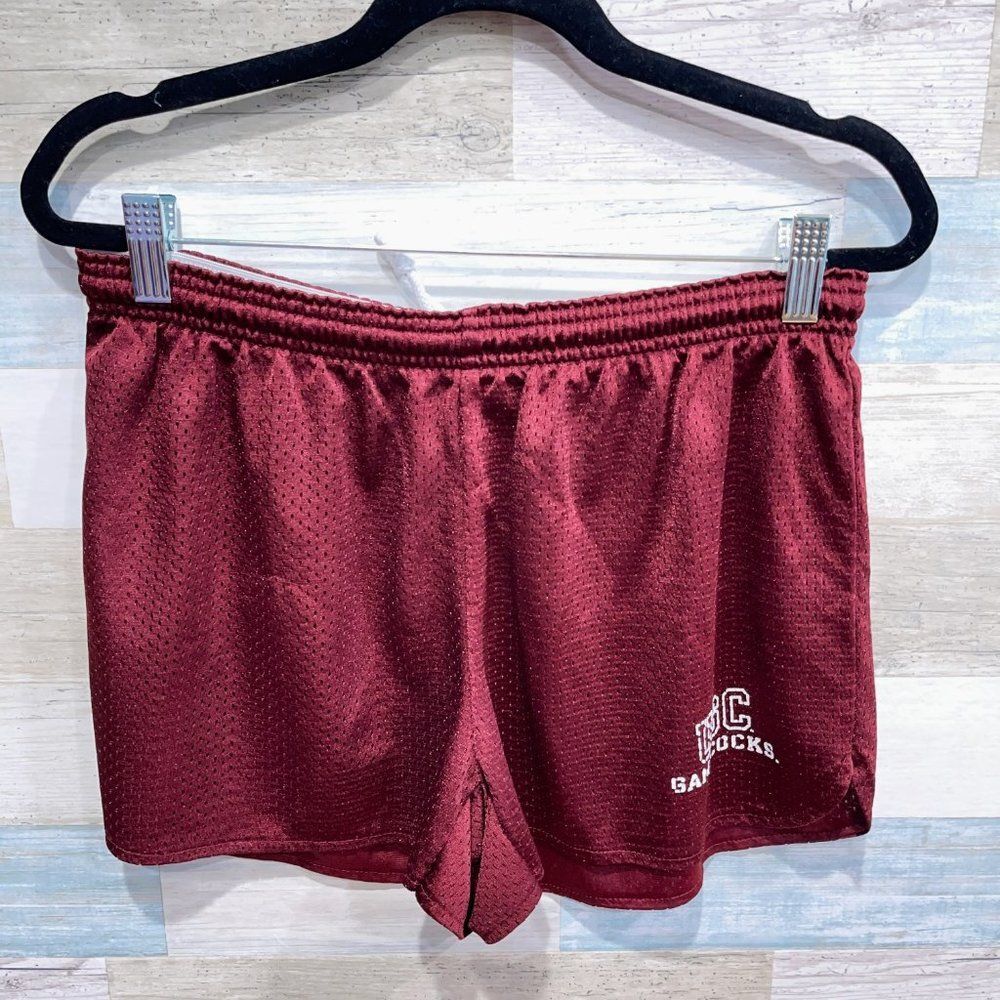 USC SOUTH CAROLINA GAMECOCKS Vintage Mesh Gym Shorts Womens Large